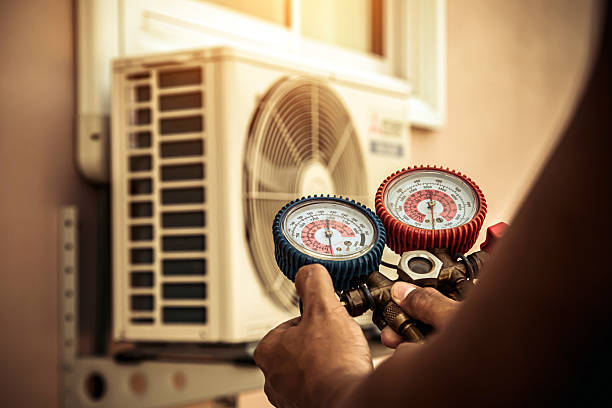 Professional Ductwork Repair technician working in Monrovia, CA